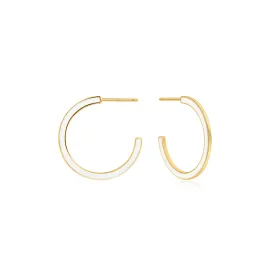 Женские серьги Ania Haie E028-06G-W Ювелирное серебро 2,5 cm